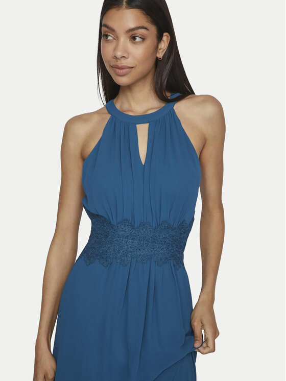 Vila Vila Abito da sera Milina 14052647 Blu Regular Fit