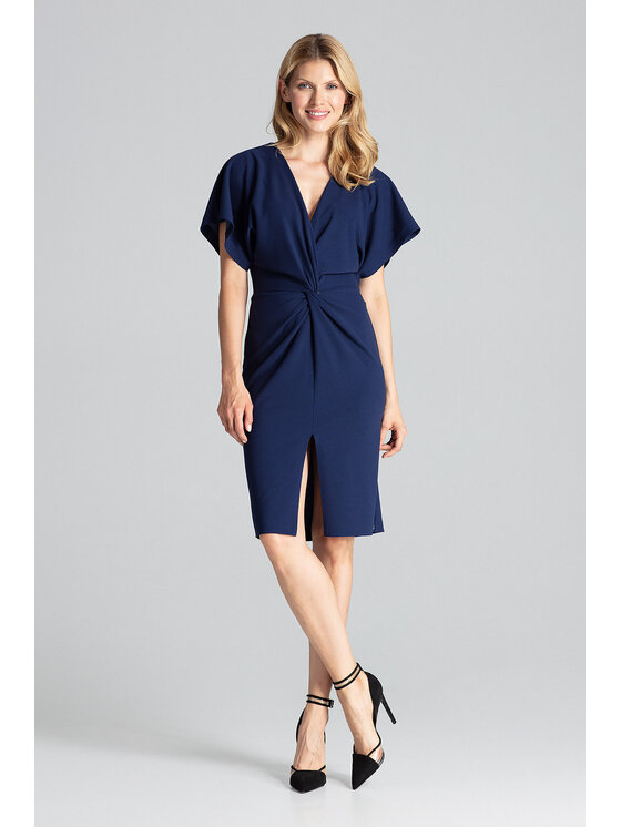 FIGL FIGLFIGL Vestito M687 Blu scuro Regular Fit