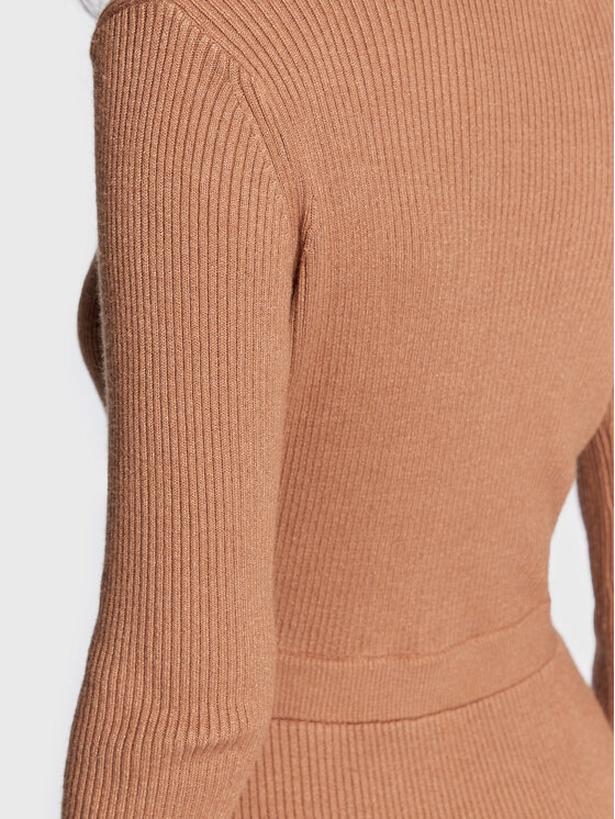 Guess Guess Трикотажна сукня Alexandra W2BK39 Z2V42 Коричневий Regular Fit