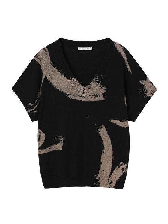 TATUUM TATUUM Sweter HELENA 1 Czarny Classic Fit