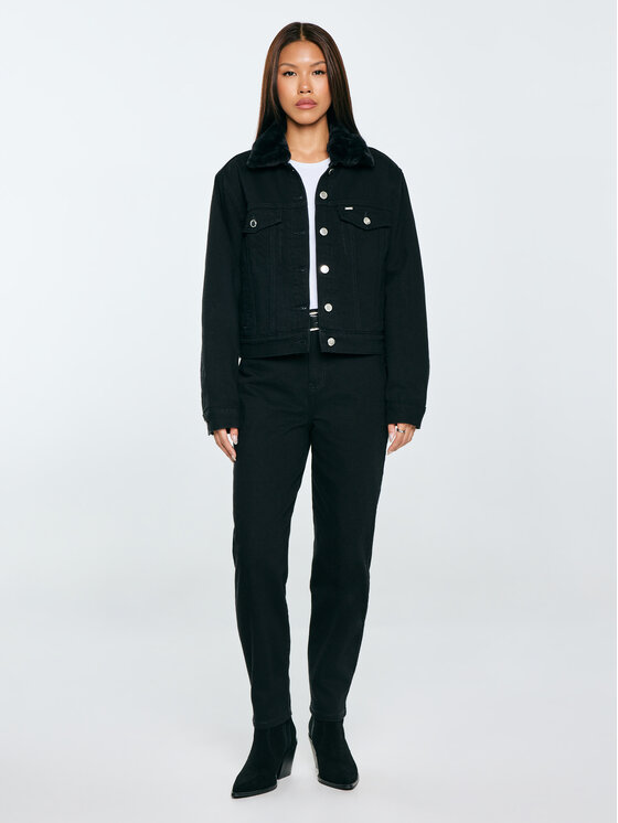 BIG STAR BIG STAR Jeansy SILLA Czarny Mom Fit
