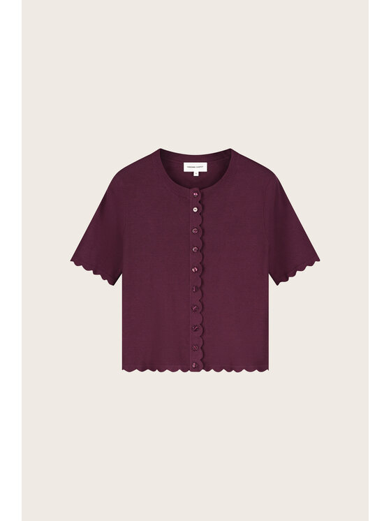 Fabienne Chapot Fabienne Chapot Kardigan 6706-1853-174 Czerwony Regular Fit