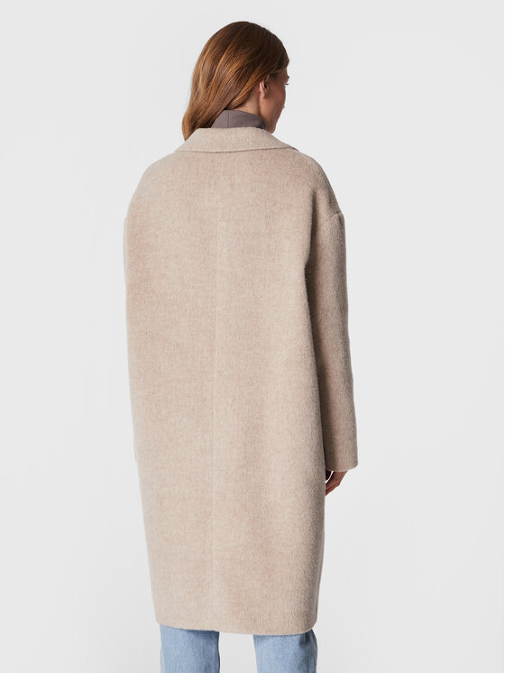 Calvin Klein Calvin Klein Vuneni kaput K20K204629 Bež Regular Fit