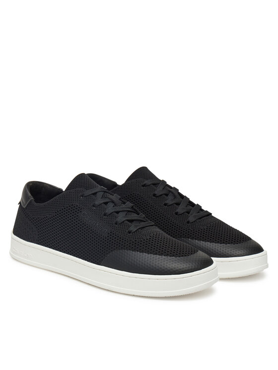 Calvin Klein Calvin Klein Laisvalaikio batai Low Top Lace Up Knit HM0HM01726 Juoda