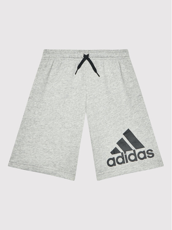 adidas Спортни шорти Essentials GN4022 Сив Regular Fit