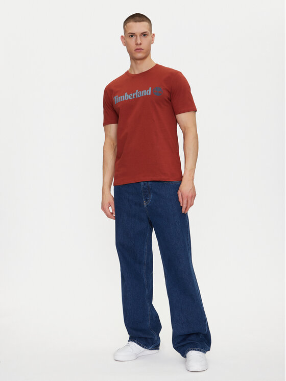 Timberland Timberland Póló TB0A5UPQ Piros Regular Fit