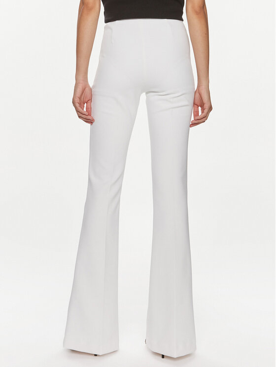 Elisabetta Franchi Elisabetta Franchi Παντελόνι υφασμάτινο PA-026-41E2-V250 Λευκό Regular Fit