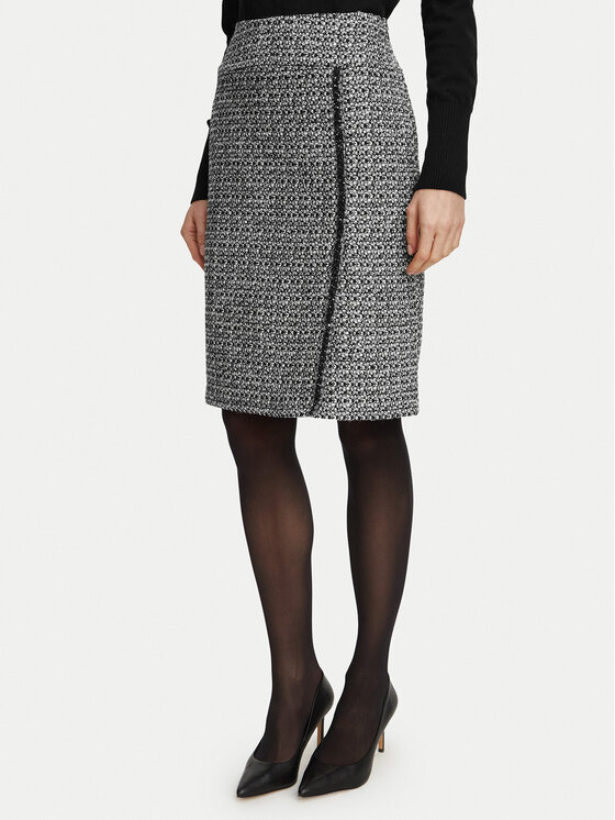 Luisa Spagnoli Luisa Spagnoli Ravno krilo Fiorini 543939 Siva Regular Fit