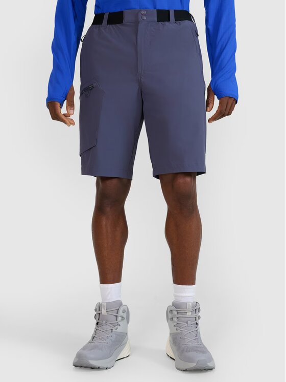 4F 4F Pantaloncini 4FWSS25TFSHM0878-22S Grigio scuro Regular Fit