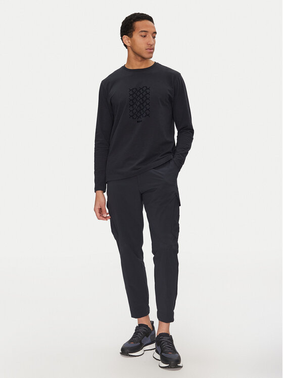 BOSS BOSS Majica z dolgimi rokavi Togn 50534336 Mornarsko modra Regular Fit