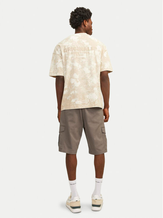 Jack & Jones Jack & Jones Šortky z materiálu Jpstjoe 12182555 Šedá Regular Fit