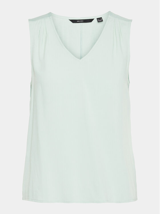 Vero Moda Vero Moda Bluzka Brit 10286648 Zielony Loose Fit