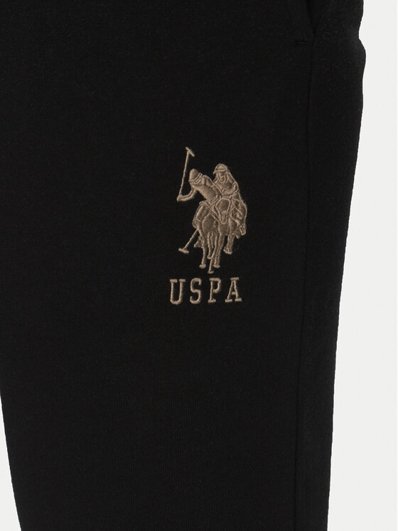 U.S. Polo Assn. U.S. Polo Assn. Spodnji del trenirke MUP0687 Črna Slim Fit
