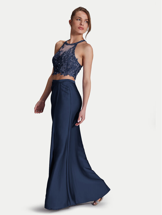 Hey Kyla Hey Kyla Официална рокля 5AI066HK Тъмносин Slim Fit