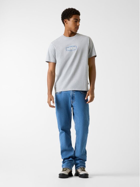 Guess Jeans Guess Jeans T-Shirt 180292 Šedá Classic Fit