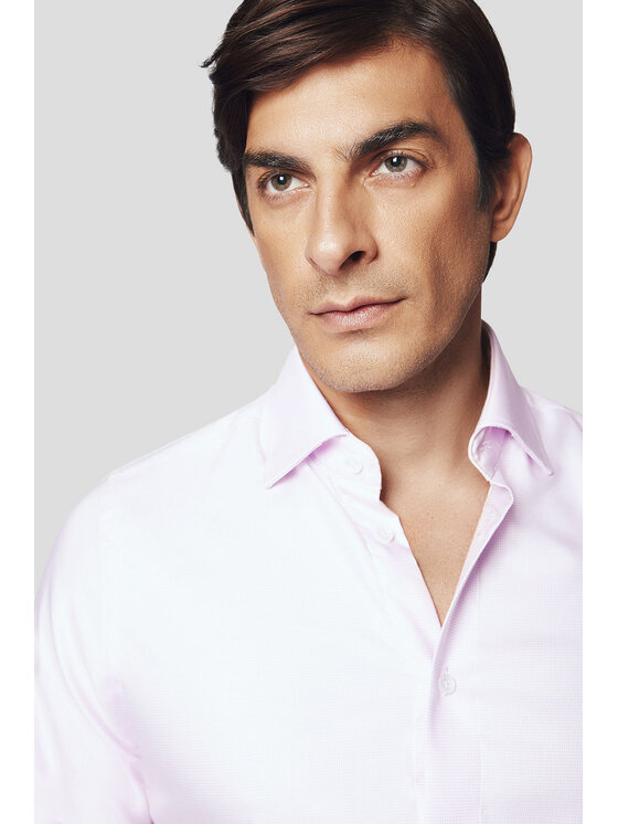 Lancerto Lancerto Koszula Hedda KO073224000008 Fioletowy Slim Fit