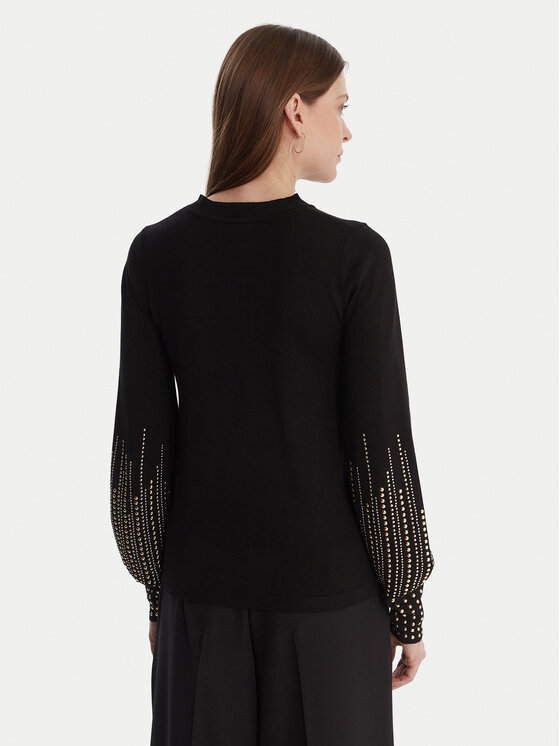 Artigli Artigli Sweter ACMA002879 Czarny Regular Fit