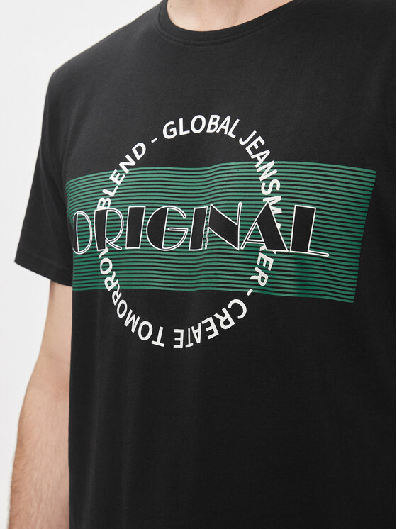 Blend Blend Тишърт 20717428 Бял Regular Fit