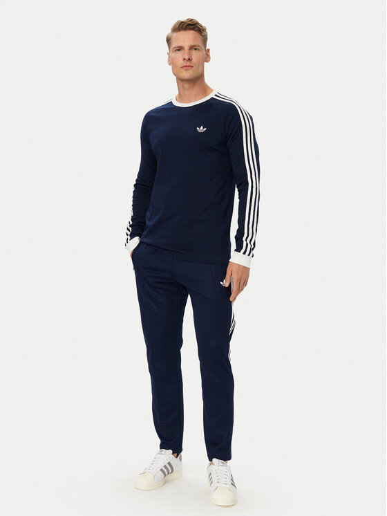 adidas adidas Longsleeve KT5066 Granatowy Regular Fit