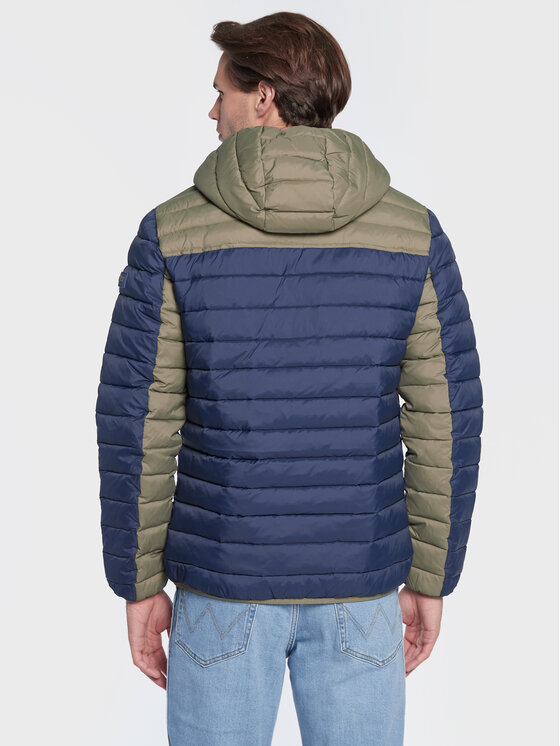 Wrangler Wrangler Kurtka przejściowa W4B1WA114 112319932 Granatowy Regular Fit