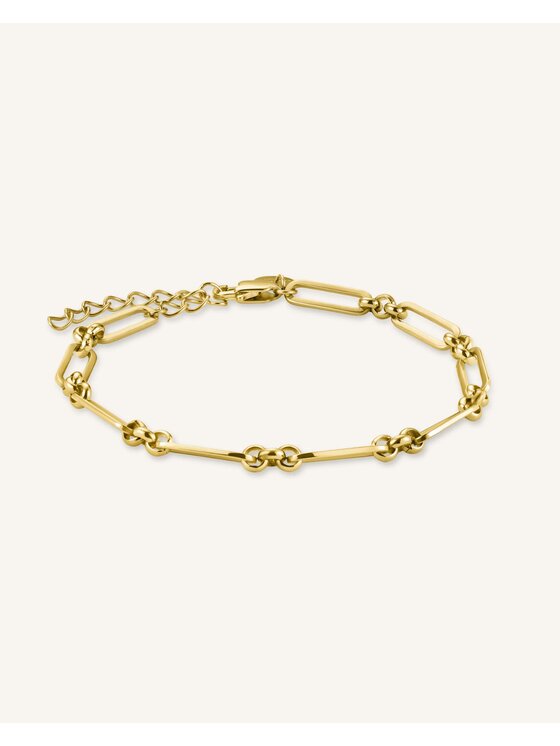 Rosefield Rosefield Bransoletka Chunky Bracelet Gold Złoty