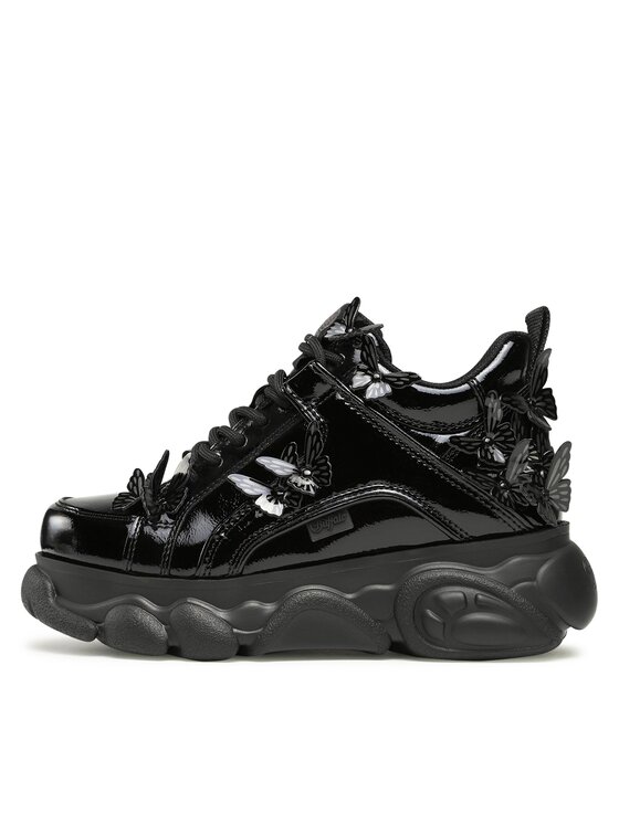 Buffalo Buffalo Sneakersy Cld Corin Butterflies 1630966 Čierna