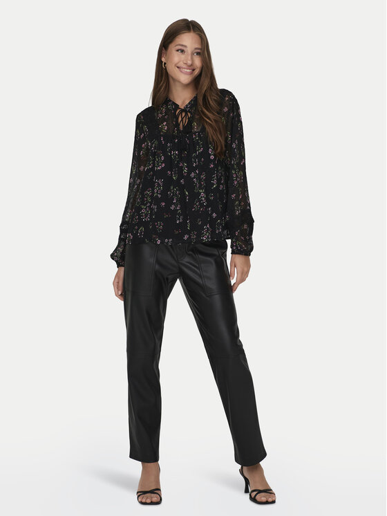 ONLY ONLY Košulja Tessa 15303600 Crna Regular Fit