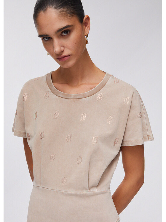 Liu Jo Liu Jo Abito da sera TA6124JS008L9030 Beige Regular Fit
