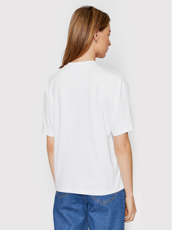 2005 2005 Tričko Unisex Signature Tee Biela Relaxed Fit