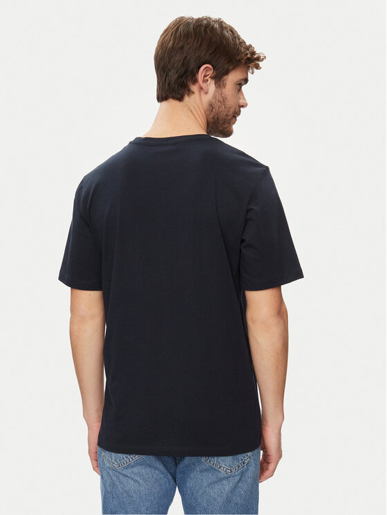Jack & Jones Jack & Jones T-Shirt Chill 12248072 Granatowy Standard Fit