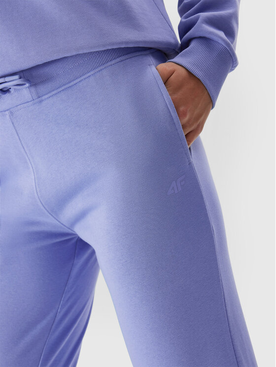 4F 4F Spodnie dresowe 4FAW23TTROF474 Niebieski Regular Fit