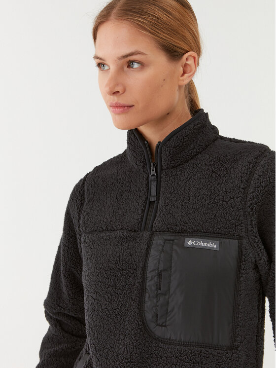 Columbia Columbia Fliso džemperis West Bend™ 1/4 Zip Pullover Juoda Regular Fit