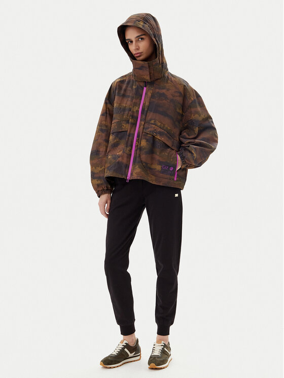 EA7 Emporio Armani EA7 Emporio Armani Prehodna jakna 7W000263 AF13154 F6035 Rjava Loose Fit