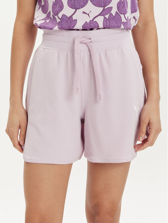 Puma Puma Sportovní kraťasy HER 678701 Fialová Regular Fit