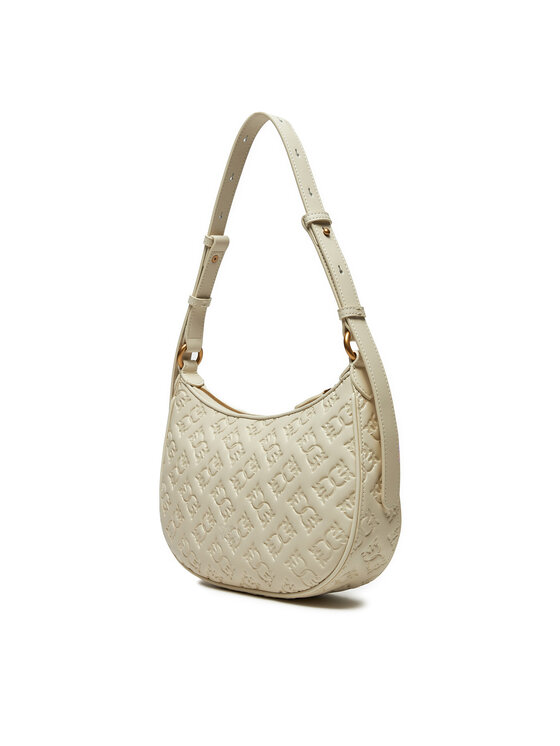 PINKO PINKO Torebka Half Moon Mini Fl AI 24-25 PLTT 102790 A1YB Écru