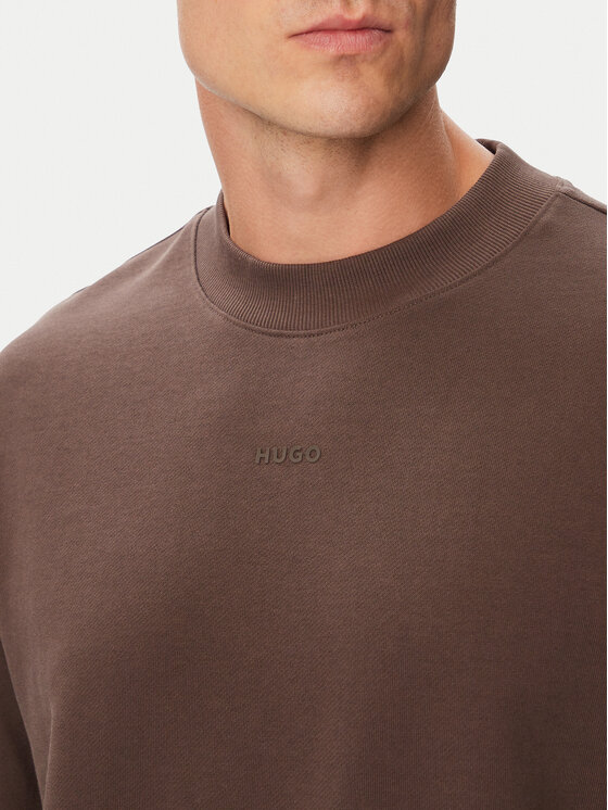 HUGO HUGO Felpa Dapocrew 50525892 Marrone Regular Fit