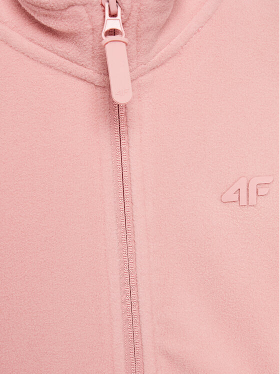 4F 4F Fleecejacke HJZ22-JPLD001 Rosa Regular Fit