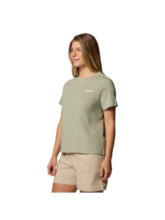 Columbia Columbia T-Shirt Columbia Rolling Bend Graphic SS Tee Zielony Regular Fit