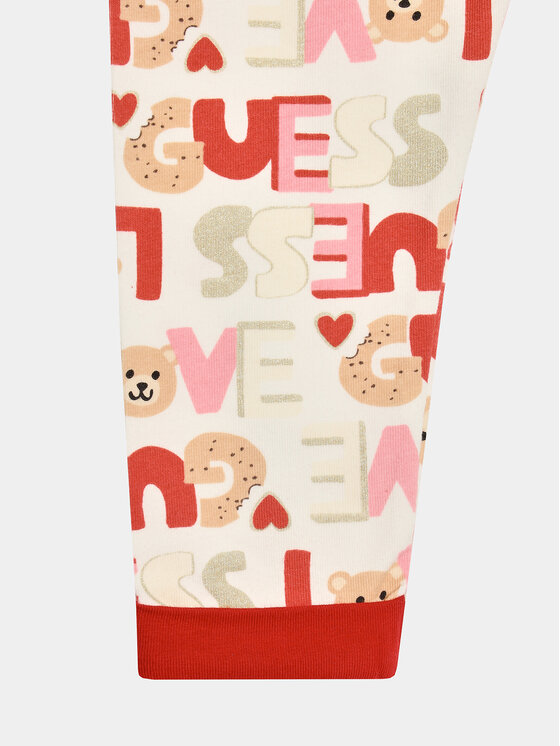 Guess Guess Set Bluse und Leggings A3BG03 J1311 Rot Regular Fit