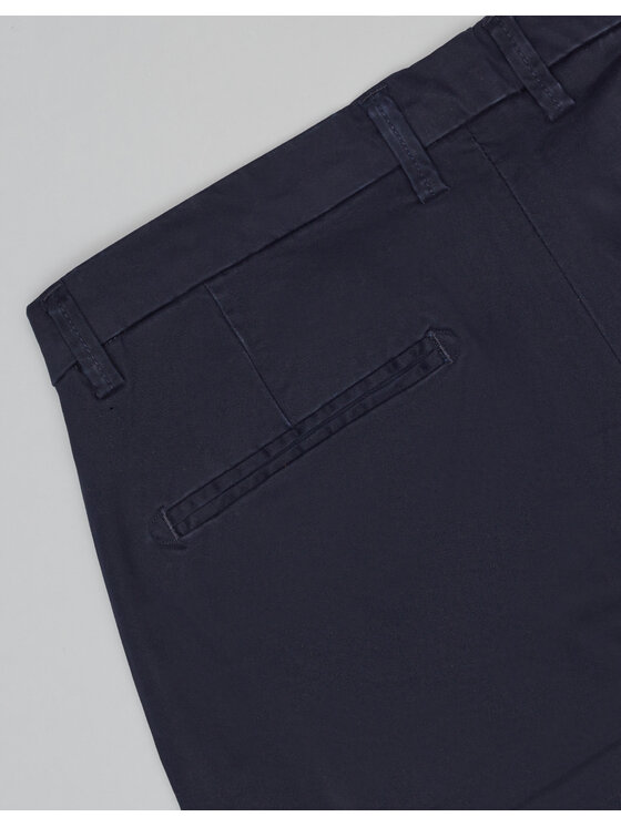 Borgio Borgio Chinosy sagliano Granatowy Slim Fit
