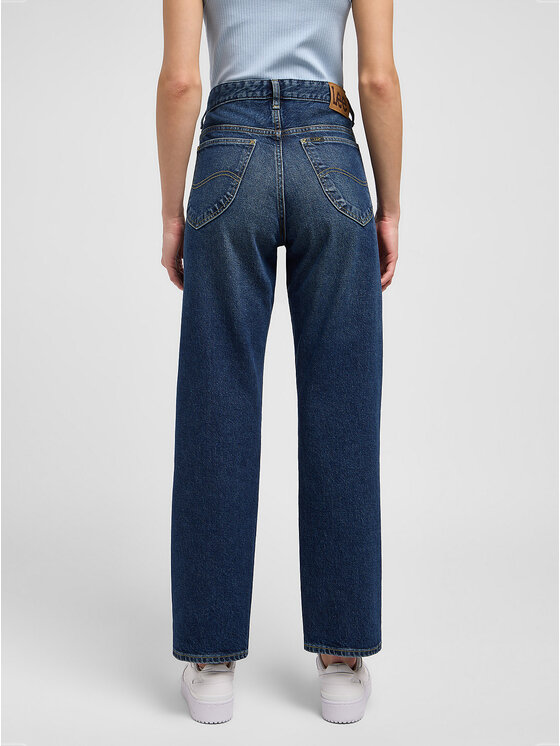 Lee Lee Jeansy RIDER Niebieski Slim Fit