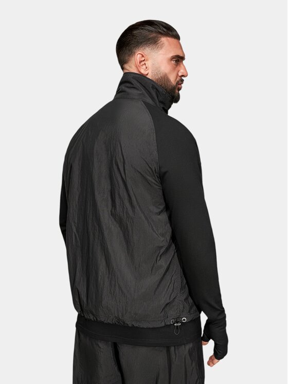 MADE BY SOCIETY MADE BY SOCIETY Kurtka anorak GHOST - H17745 Czarny Basic Fit