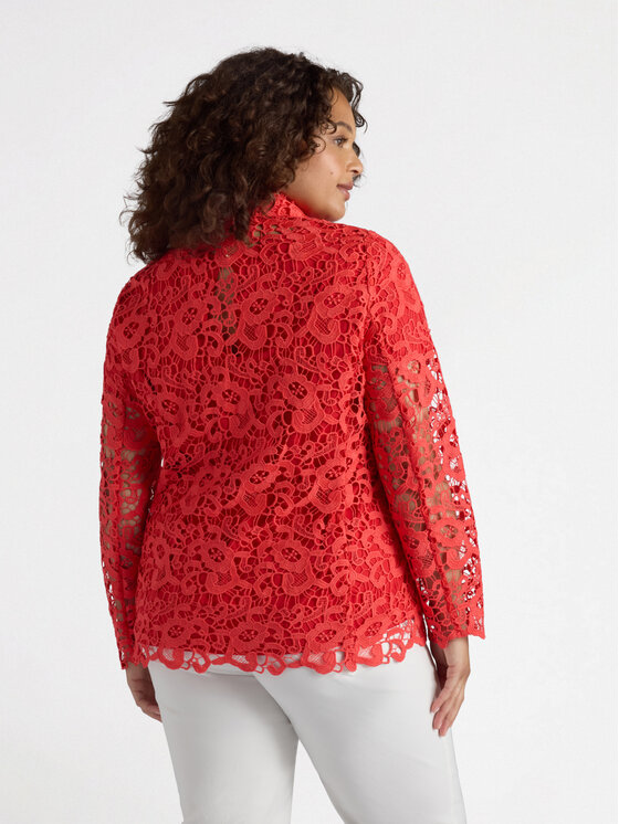 Fiorella Rubino Fiorella Rubino Camicia 5080T001316N016 Rosso Slim Fit