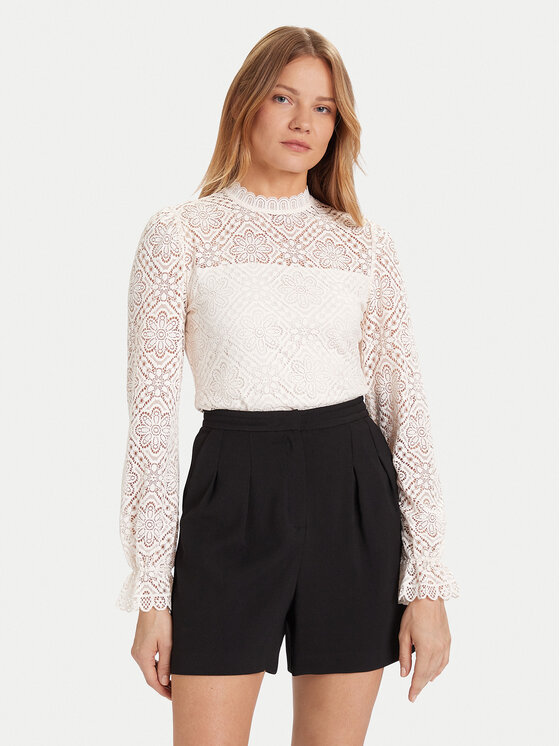 Morgan Morgan Bluza 242-TYRIA Bež Regular Fit