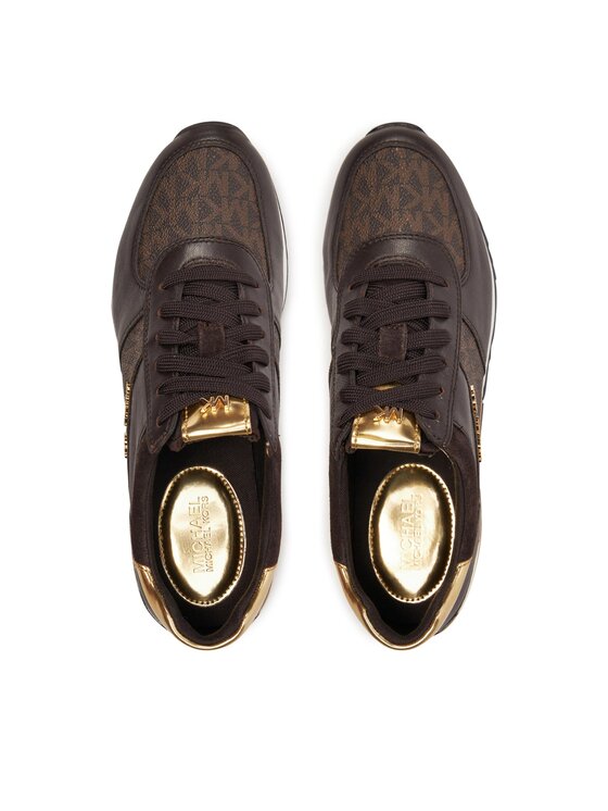 MICHAEL Michael Kors MICHAEL Michael Kors Sneakersy Allie Wrap Trainer 43R6ALFP2B Brązowy