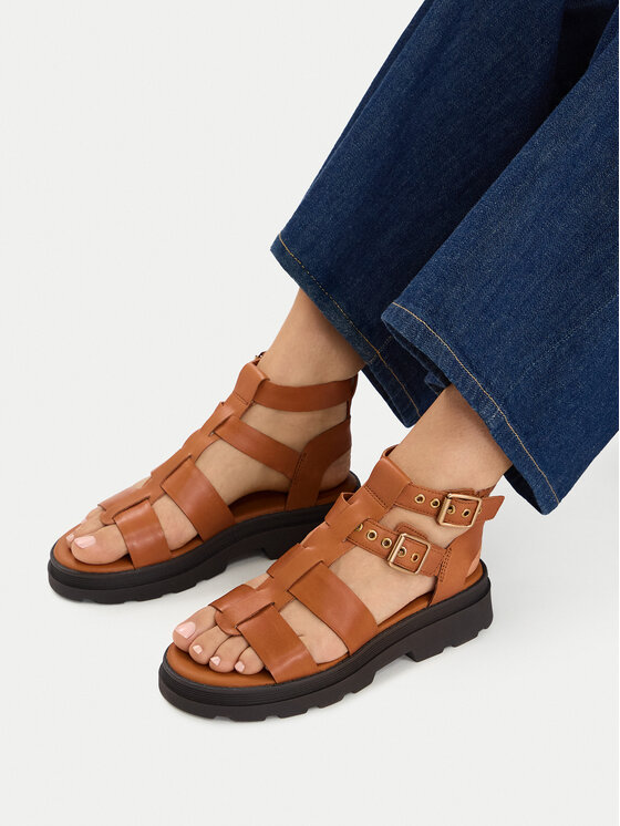 Clarks Clarks Sandale Orinoco3 Cove 26186088 Smeđa