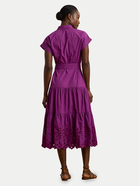 LAUREN RALPH LAUREN LAUREN RALPH LAUREN Košilové šaty 200970821001 Fialová Regular Fit