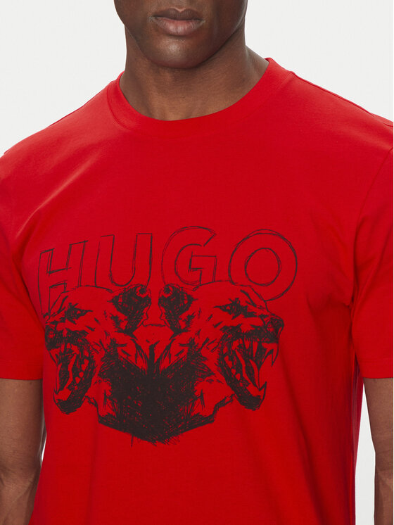 HUGO HUGO T-shirt 50538257 Crvena Regular Fit