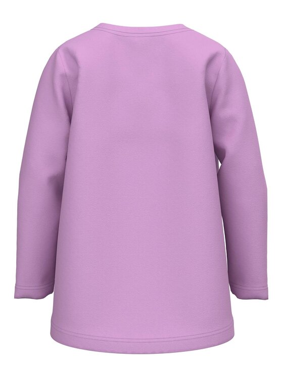 NAME IT NAME IT Bluzka 13218927 Fioletowy Relaxed Fit