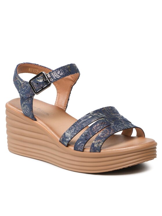 Clara Barson Clara Barson Sandalen WS155-03 Dunkelblau